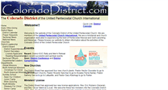 Desktop Screenshot of coloradodistrict.com