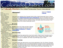 Tablet Screenshot of coloradodistrict.com